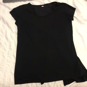 Black Activewear Top